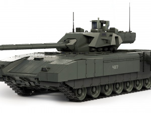 Tank T-14 Armata 2021 3D-Modell