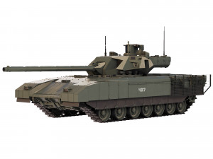 Tank T-14 Armata 2021 Modelo 3D