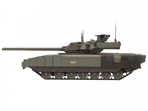 Tank T-14 Armata 2021 Modelo 3D