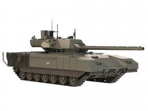 Tank T-14 Armata 2021 Modelo 3D