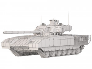 Tank T-14 Armata 2021 Modelo 3D