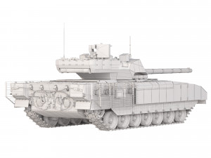 Tank T-14 Armata 2021 Modelo 3D
