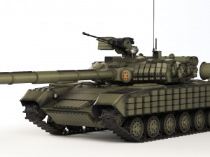 Tank T-64 BV 2017 Modelo 3D