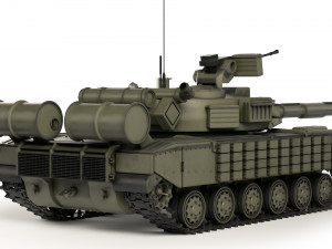 Tank T-64 BV 2017 3D Модель