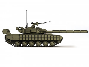 Tank T-64 BV 2017 3D Модель