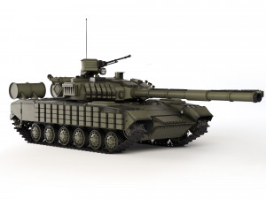 Tank T-64 BV 2017 3D Модель