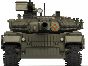 Tank T-64 BV 2017 3D Model