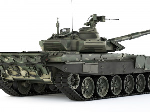 Tank T-72B3 2012 Modèle 3D