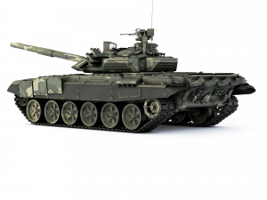 Tank T-72B3 2012 Modèle 3D