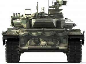 Tank T-72B3 2012 3D Model