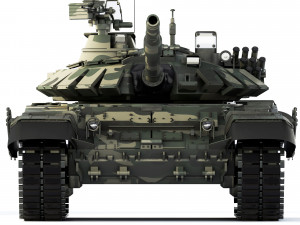 Tank T-72B3 2012 Modèle 3D