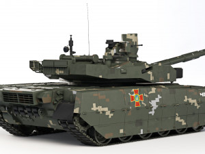 Tank T-84 Oplot-M 2010 3D Модель