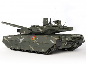 Tank T-84 Oplot-M 2010 3D Модель