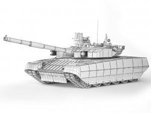 Tank T-84 Oplot-M 2010 3D Модель