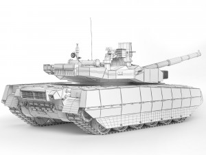 Tank T-84 Oplot-M 2010 3D Модель