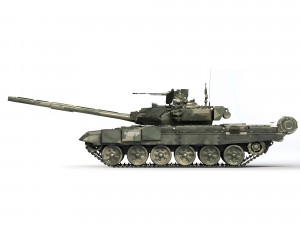 Tank T-90A 2010 Model 3D