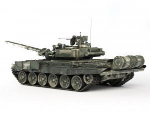 Tank T-90A 2010 Model 3D