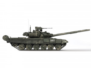 Tank T-90A 2010 Model 3D