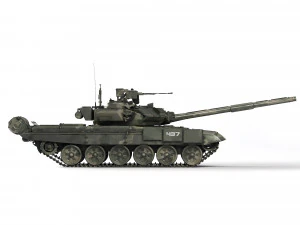 Tank T-90A 2010 3D Model