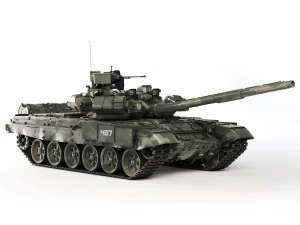 Tank T-90A 2010 3D Model