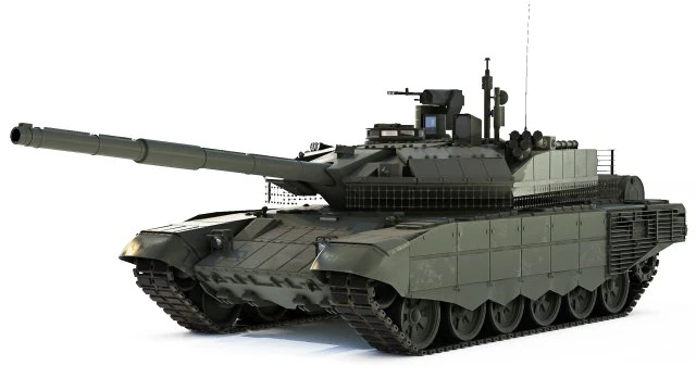 Tank T-90M 2020 3D Model .c4d .max .obj .3ds .fbx .stl .blend 