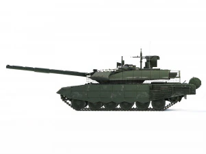 Tank T-90M 2020 3D Model