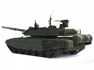Tank T-90M 2020 3D Model
