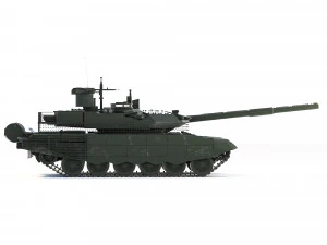 Tank T-90M 2020 3D Model