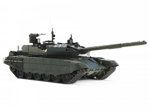 Tank T-90M 2020 3D मॉडल