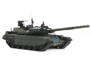Tank T-90M 2020 3D Model
