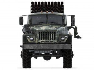 BM-21 Grad Ural 4320 2010 3D Model