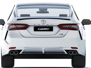 Toyota Camry XSE 2018 3D Model