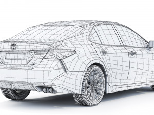 Toyota Camry XSE 2018 Modèle 3D