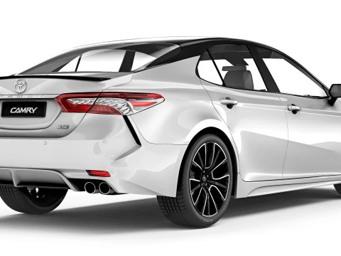 Toyota Camry XSE 2018 3D Model