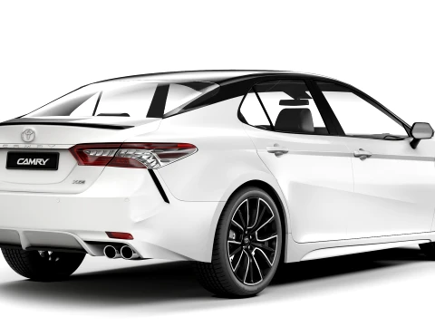 Toyota Camry XSE 2018 3D Model