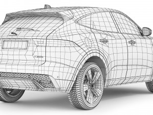 Jaguar E-Pace 2021 3D Модель