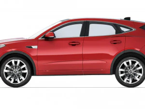 Jaguar E-Pace R-Dynamic 2021 3D Model