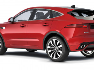 Jaguar E-Pace R-Dynamic 2021 3D Model