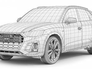 Audi Q5 S-Line 2022 Modelo 3D