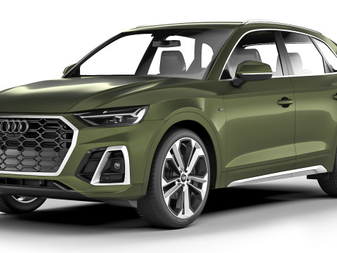 Audi Q5 S-Line 2022 3D Модель