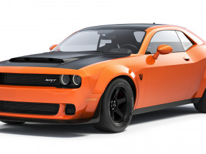 Dodge Challenger SRT Demon 2018 3Dモデル