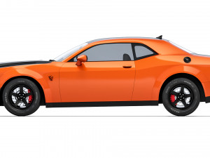 Dodge Challenger SRT Demon 2018 3D 模型
