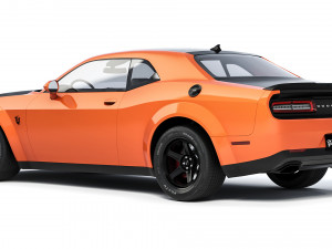 Dodge Challenger SRT Demon 2018 3D 模型