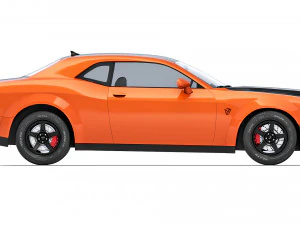 Dodge Challenger SRT Demon 2018 3D Model