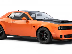 Dodge Challenger SRT Demon 2018 3D Model