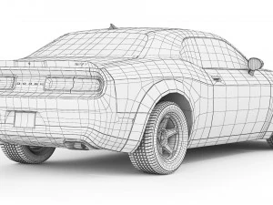 Dodge Challenger SRT Demon 2018 3D Model