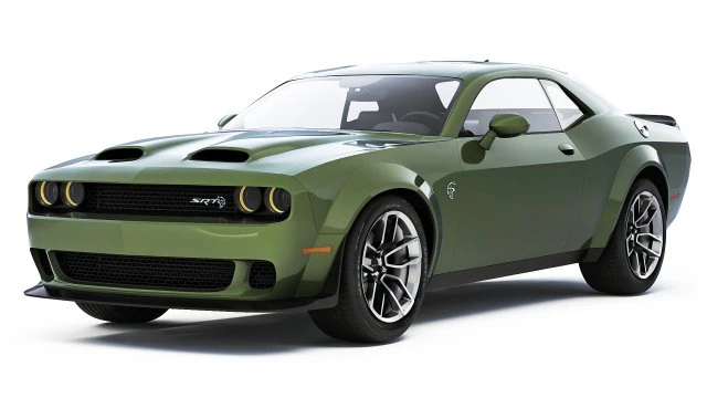 Dodge Challenger SRT Hellcat Red Eye 2021 3D Model .c4d .max .obj .3ds .fbx .stl .blend 