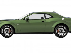 Dodge Challenger SRT Hellcat Red Eye 2021 3D 모델