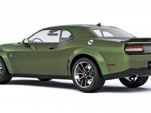 Dodge Challenger SRT Hellcat Red Eye 2021 3D 모델