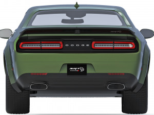 Dodge Challenger SRT Hellcat Red Eye 2021 3D 모델